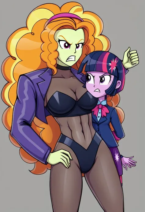 Eqg  . Twilight sparklr  boxing   adagio angry in the  bodystocking
