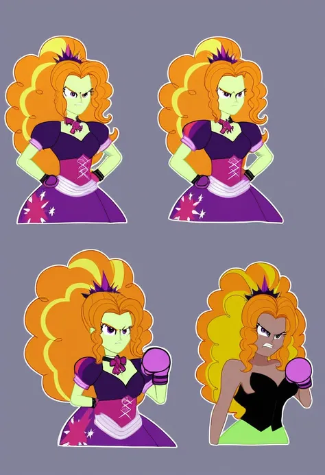 Eqg  . Twilight sparklr  boxing   adagio angry in the  bodystocking
