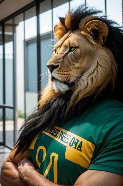 Lion of the Recife Sport club with the acronym EDD