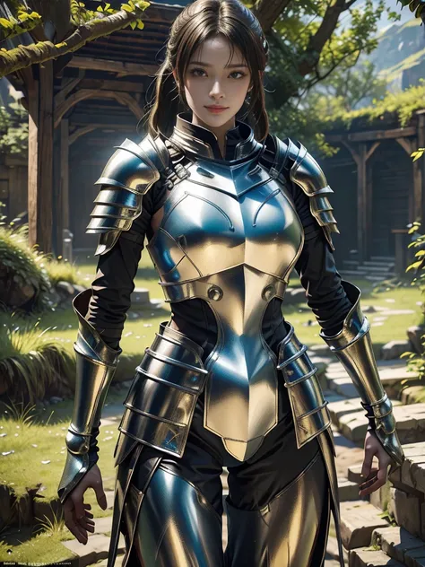 Game Art，Best picture quality，Maximum resolution，8K，(A bust photo)，(portrait)，(Head close-up:1.5)，(Rule of Thirds)，Unreal Engine 5 rendering works， (Future Girl)，(Female Warrior)， 
20-year-old girl，((hunter))，Eyes full of details，(Large Breasts)，Elegant an...