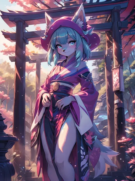 miku hatsune x vixen high definition good anatomy add_detail:1, blue fur,kitsune ears, tribal tattoo add_detail:1, cute girl add...