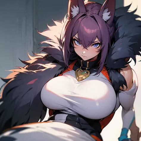 Female muscular furry