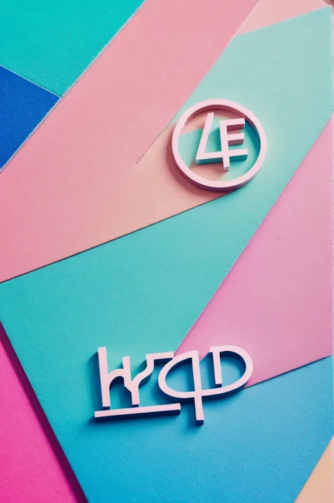 Create brand logo that says KHIDS with pastel color 