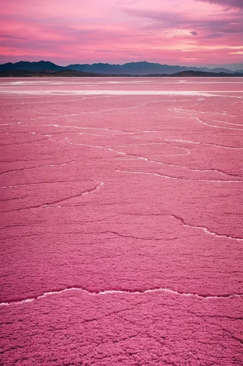 The best photo of the pink sea in Colombia 