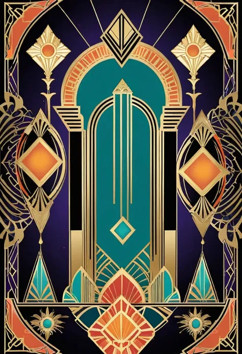 Art Deco style {prompt} . geometric shapes, bold
colors, luxurious, elegant, decorative,
symmetrical, ornate, detailed