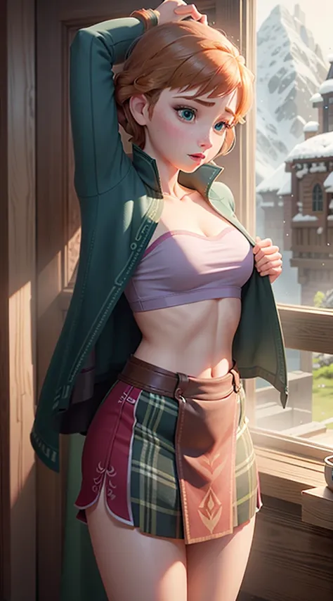 Photo of Anna of Arendelle changing clothes