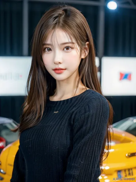 {2.5D art style} Kwon Eun-bi is a young Korean woman in her 28s. Her hair is short at shoulder in a blonde colors. 
Her face is slightly shorter than it is long, which carry a warm , expressive face. Her skin is radiant and clear, presenting an impeccable ...