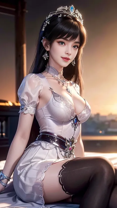 8K, masterpiece, RAW photos, best quality, Reality, extremely detailed CG unity 8K wallpaper, Depth of Field, light, lens flare, Ray Tracing, (Extremely beautiful face, Beautiful lips, beautiful eyes), Complex facial details, ((Ultra-delicate skin)) , Beau...