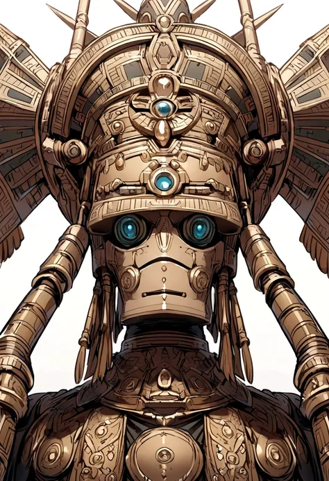 Ancient Aztec robot 