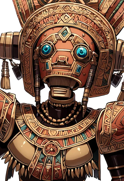 Ancient Aztec robot 