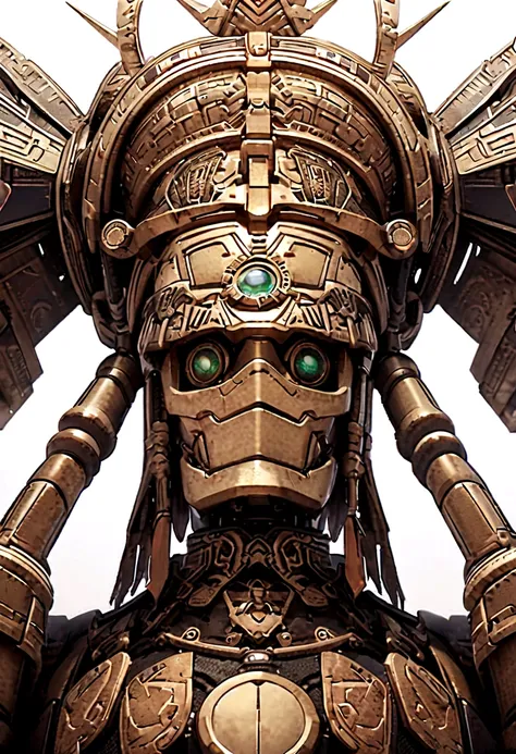 Ancient Aztec robot look like transformer