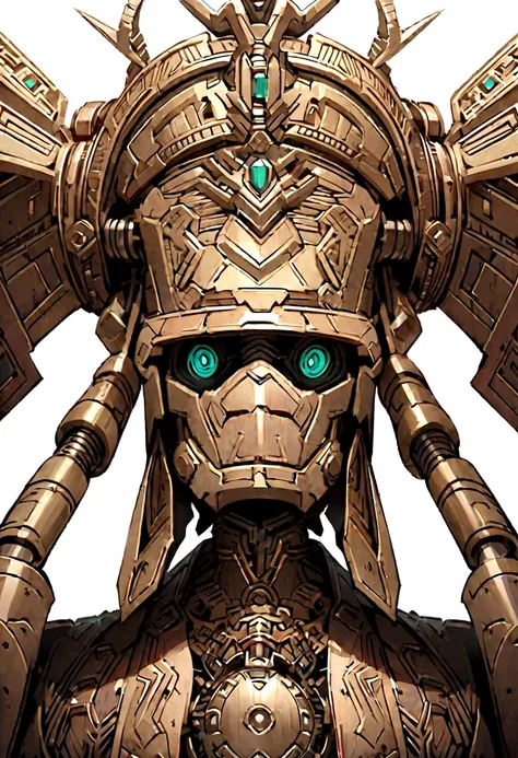 Ancient Aztec robot look like transformer