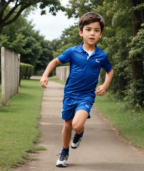 A boy running