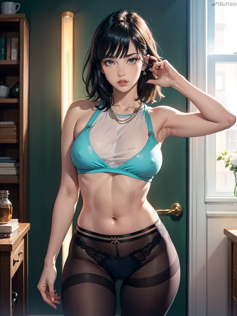 Hyper realistic super detailed sexy fubuki, Very detailed, expressions faciales sexy, seductive facial expressions, [:(Face detail: 1.4): 0.4], 16K resolution, 4k resolution, dinamic lighting, High definition resolution, (hyper realistic: 1.4),(contrasting...