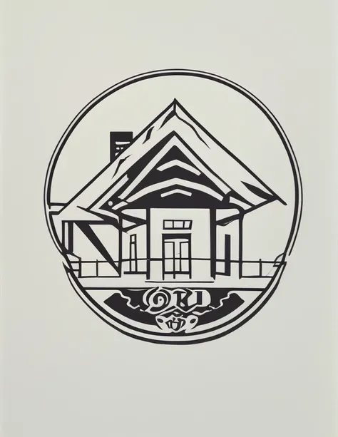 Cool emblem of construction company YOROZU HOME, slightly harmonious taste

Make sure to insert the letter "YOROZU HOME" somewhere on the emblem

The background is white