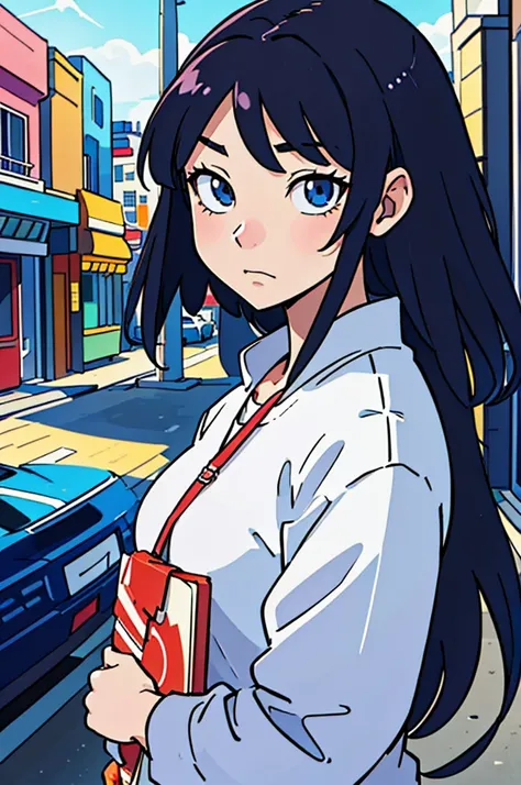 (Best Quality:0.8),
(Best Quality:0.8), perfect anime illustration, Extreme close-up portrait of a pretty woman walking in the city