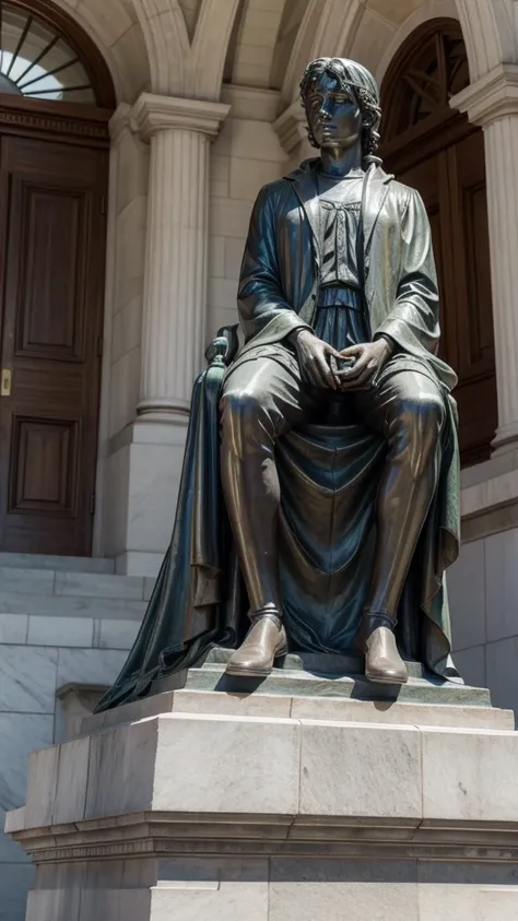 Statue of the superior court of justice with the face of minister Dias Toffoli