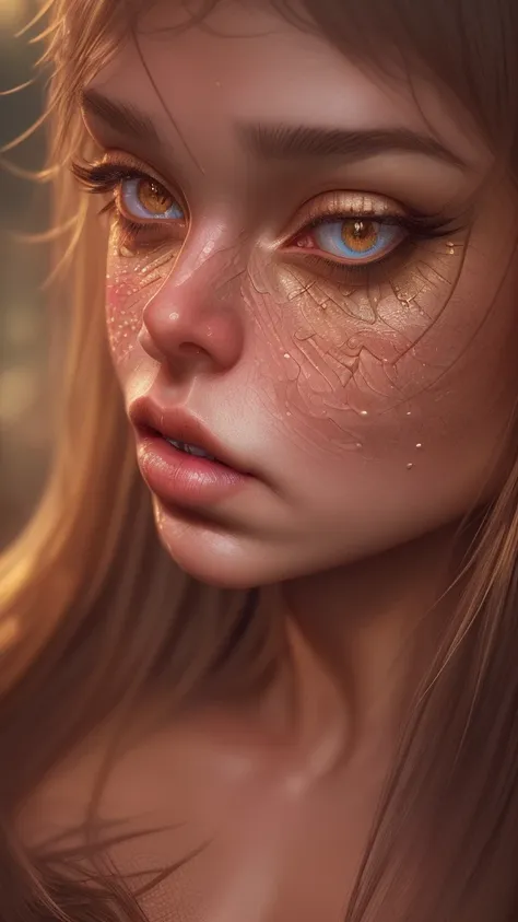 prompt: realistic, (photorealistic:1.4), beautiful fantasy girl, ultra detailed face, intricate details, skin texture, pores, hi...