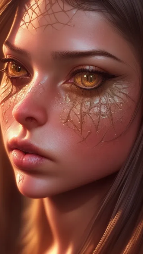 prompt: realistic, (photorealistic:1.4), beautiful fantasy girl, ultra detailed face, intricate details, skin texture, pores, hi...