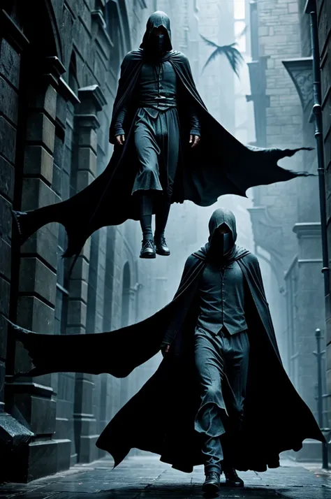 Generate an image of a dementor from the Harry Potter saga
