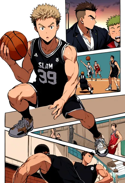 Slam Dunk,Sakuragi Hanamichi,I&#39;m playing basketball