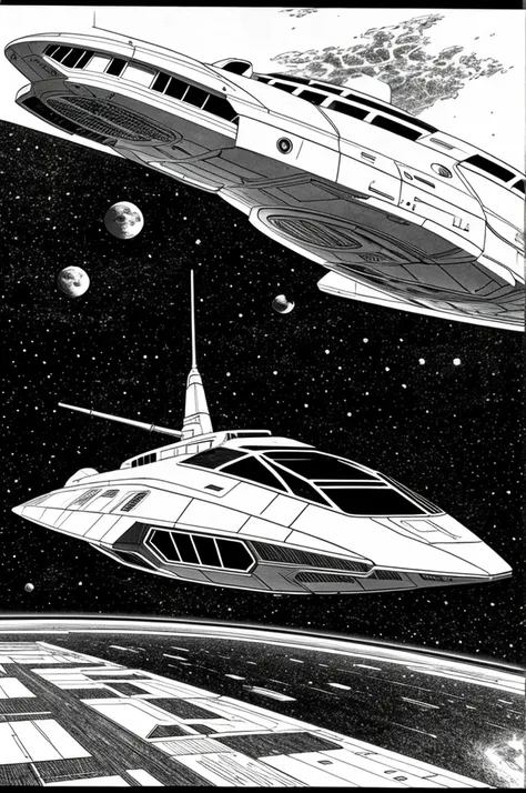 Spaceship manga version