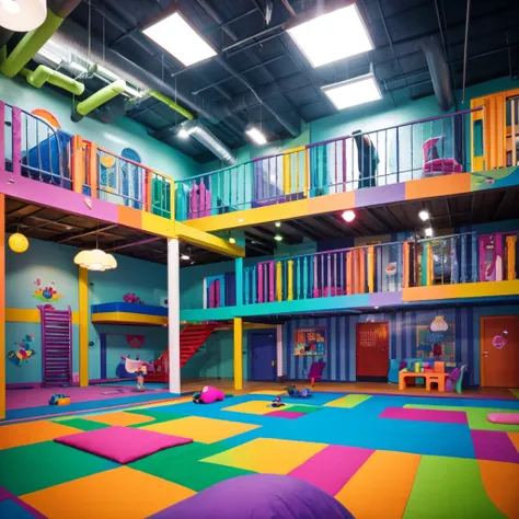 Indoor trendy play hall