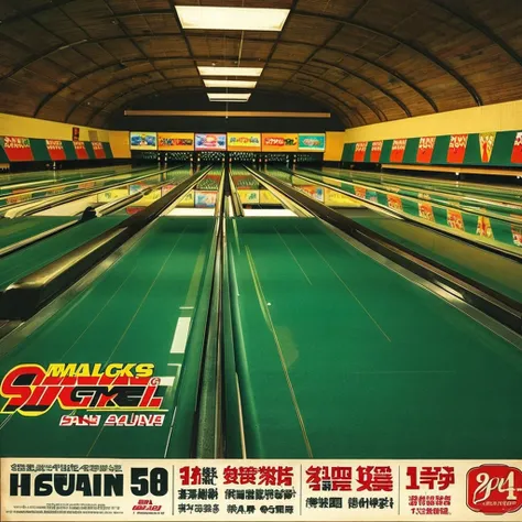 Bowling alley poster Sports hall poster