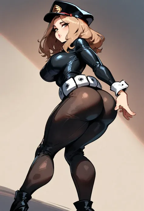 1girl, utsushimi kemii, boku no hero academia  masterpiece, best quality, very aesthetic, absurdres, newest  slim body,///// ,by nyantcha,cutesexyrobutts , by khyle,,////// beautiful face,  light brown hair  ,plump and glossy lips, . , , dark brown eyes,, ...