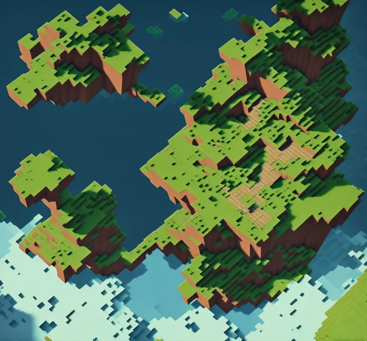 map, game map, island, minecraft