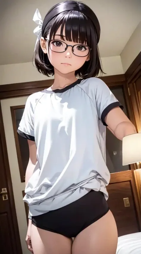 (Tabletop, Highest quality, Capture the cutest moment, Depth of written boundary, Ultra-detailed, Ultra-high resolution, C4D, Octadale, 3D Modeling, 8K, 16K, One Girl,Middle school students, small ,Black-haired,short hair,Straight Hair,Light brown eyes,Whi...