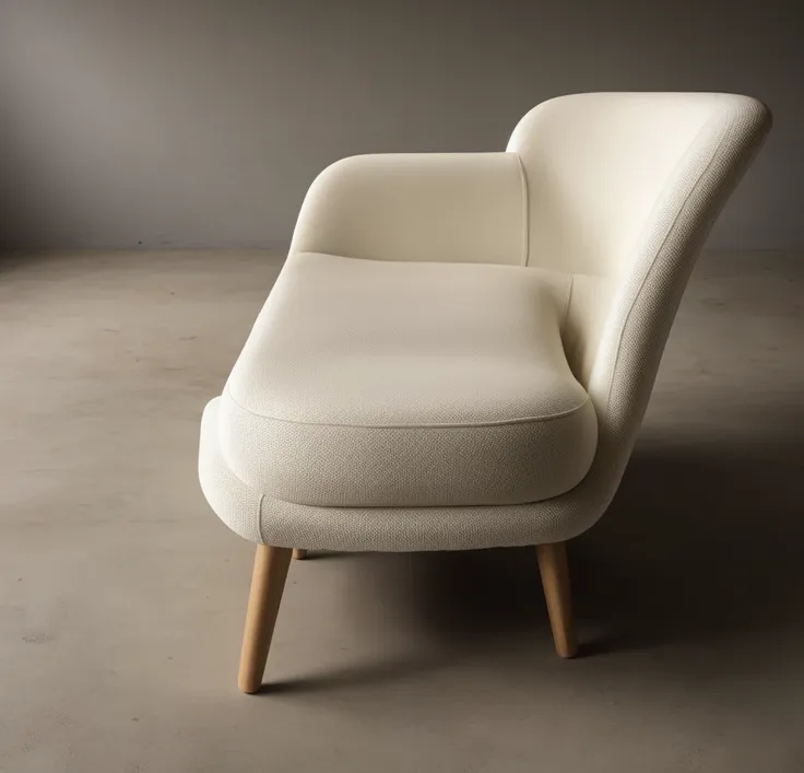 chaise design, style wabisabi