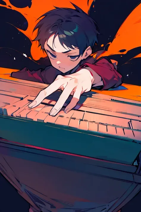 piano, Boy