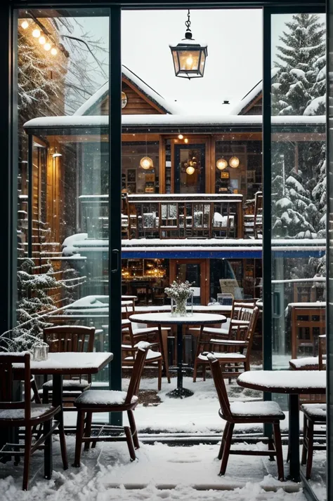 SeaArt Bot
Txt2Img
SDXL
23:02:17 
A cozy coffee shop in winter. With cakes in glass round container. Hot coffee on the table. A few chairs and tables. Lonely shop. Can see snow fall from the glass door.