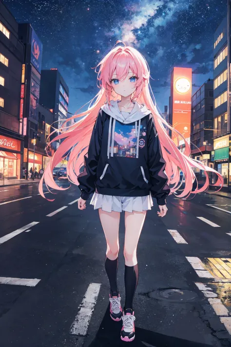 Anime boy walking on road at night with city background, Beautiful starry sky,Shining starry sky,Glowing stars,4 k manga wallpaper, Best Anime 4K Wallpapers, anime style 4 k, Anime art wallpaper 8k, anime art wallpaper 4k, anime art wallpaper 4k, 4k anime ...