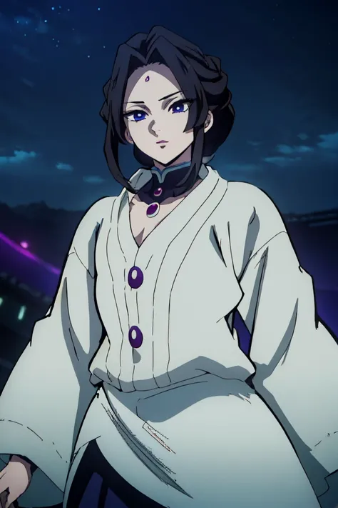 4k resolution, best quality, 4k, 8k, high resolution, masterpiece: 1.2, ultra-detailed, semi-realistic, anime studio style, Kimetsu no Yaiba, MAPPA anime studio, night, dark night, dramatic lighting, dark illumination, anime aesthetic, detailed eyes, detai...