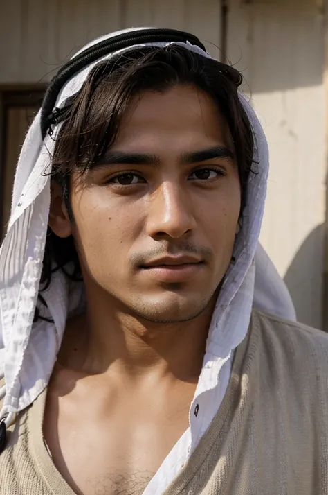 Photo of a handsome young Arab