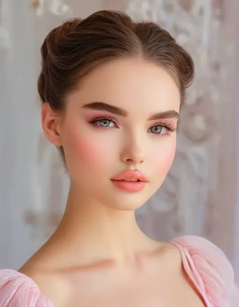 A beautiful, unique girl with a fair complexion, a subtle pink glow to her cheeks, and who carries herself with an air of elegance and poise. Her eyebrows are arched and well-groomed, which enhance her captivating eyes. Despite her elegant demeanor, there ...