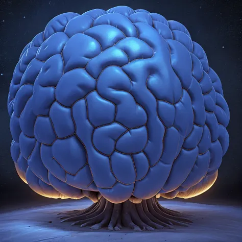 Giant brain expanding ideas