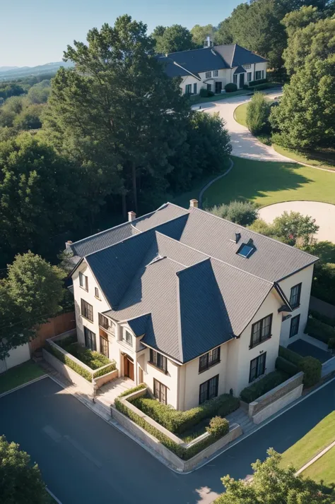 Logo in the shape of a house 