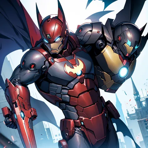 Dc anime
Style batman in ironman armor