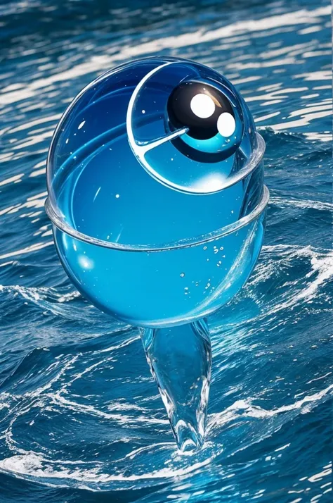 A water-type Pokémon that is shaped like a drop of water
