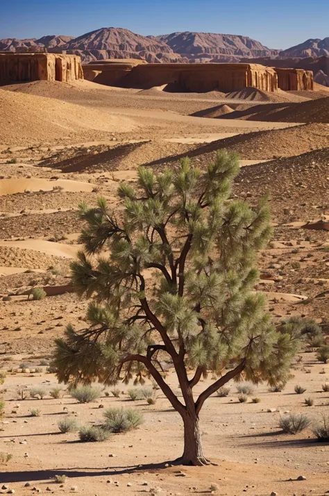 A tree in the desert 