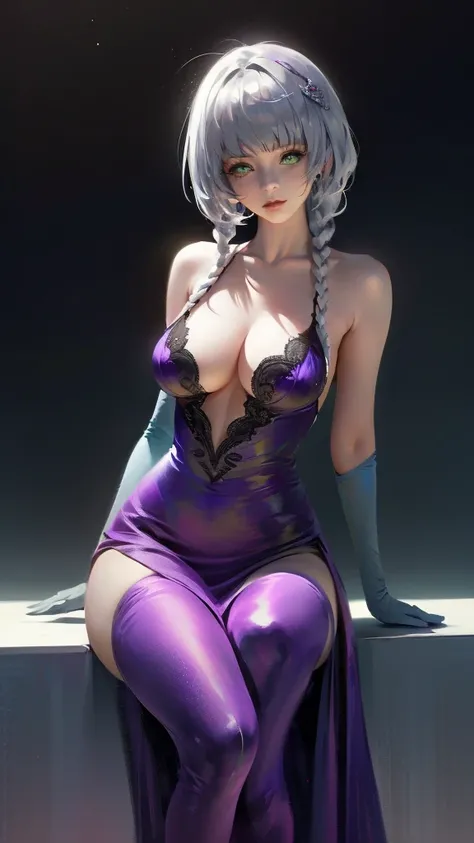 by Wlop,(Masterpiece),(Highest quality:1.4), (Highest Detailed:1.3), (8k very detailed CG unit wallpaper), anime girl in short shorts and jacket standing next to giant robot, artwork in the style of guweiz, cyberpunk anime girl mech, trending on cgstation,...