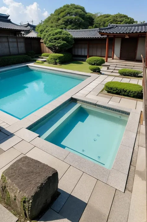 Japan、ruins、Pool