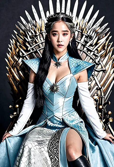 Jisoo do Blackpink como Daenerys do Game of Thrones 