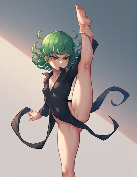 Tatsumaki (tatsumaki)
pose split de pie, (SPLIT DE PIE)