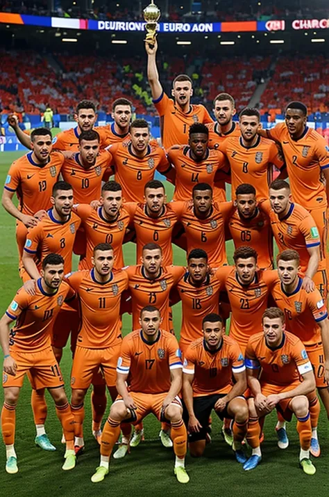 You have lifted the Dutch players to the Euro Cup and you are champions. 