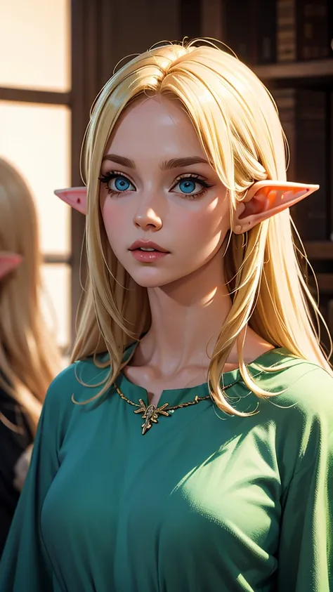 Elf,Blonde,T-bag