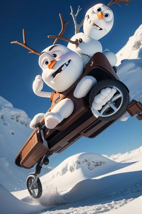 Olaf riding a 160 degree 